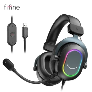 Fifine Dynamic RGB Gaming Headset