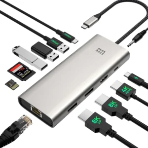 Docking Station USB C  with Dual 8K DP
