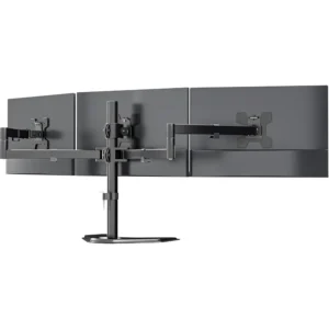 Monitor Stand Freestanding Triple