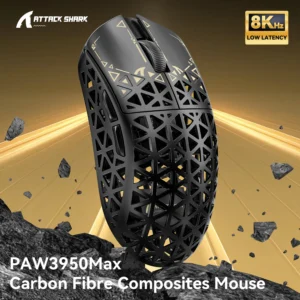 Gaming Mouse ATTACK SHARK R5 Ultra Carbon Fiber Wireless 8K